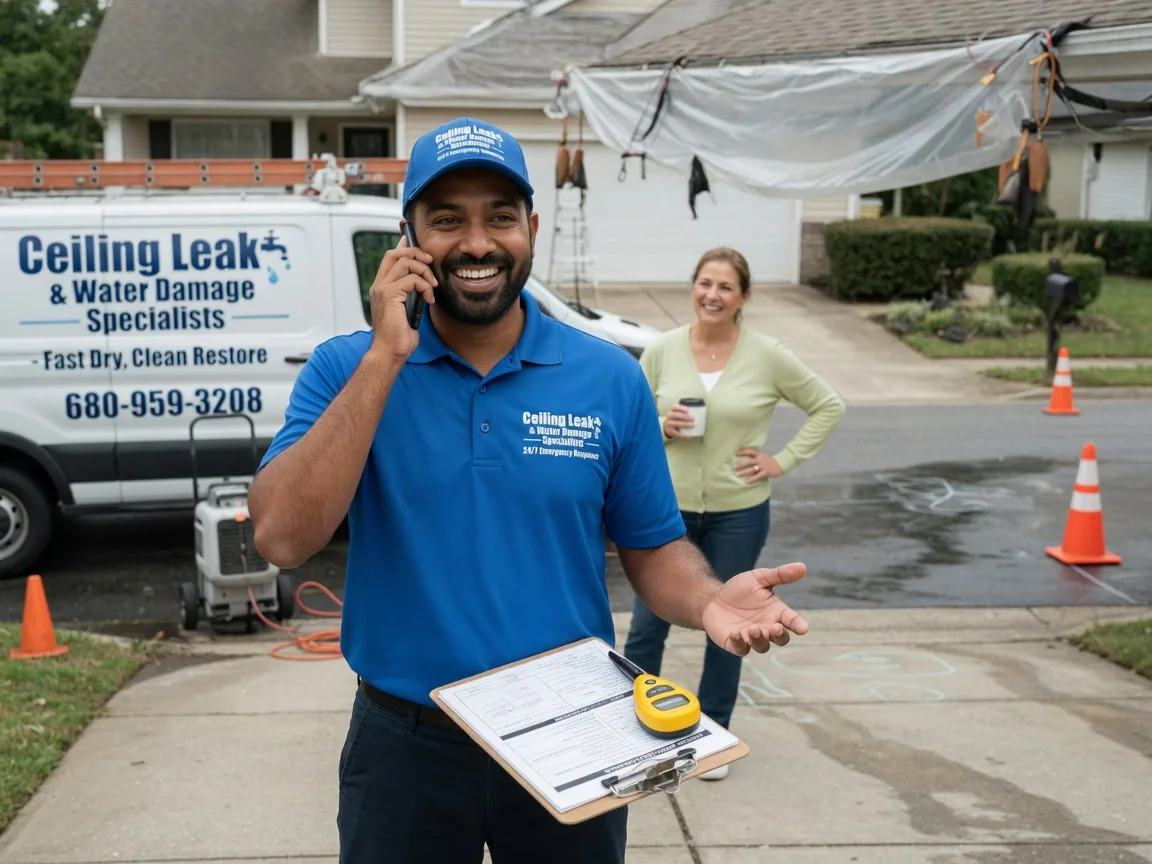 Ceiling Leak Cleanup Paden City, WV FAQs